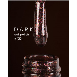 Dark gel polish 130, 6 ml